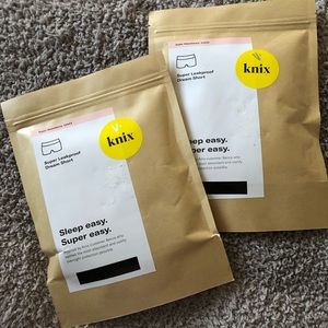 NWT - Knix - 2 Black Super Leakproof Dream Short - XL